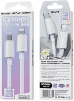 Καλώδιο Φόρτισης WK WDC-73 USB-C σε Lightning PD 30W 1.2m Λευκό