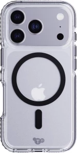 TECH21 IPHONE 17 PRO CASE (T21-11324) EVOCRYSTAL W/MAGSAFE-CLEAR/BLACK
