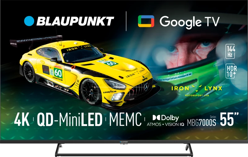 BLAUPUNKT 55" MINI LED,4K ULTRA HD,GOOGLE TV,DOLBY ATMOS 55MBG7000S