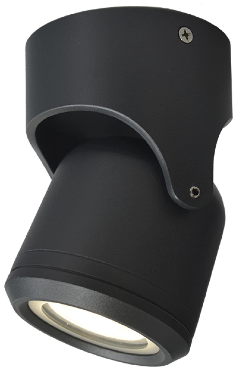 it-Lighting Crescent 1xGU10 Outdoor Spot Anthracite D:90x90x130mm 80206044