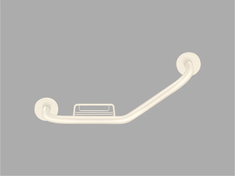 Sanco Grab-bars Λαβή Τύπου V Με Σαπ/κη Μπεζ ματ 00402-Μ102