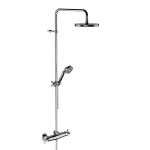 Horus Zéphyr Classic Collection - Complete Exposed Thermostatic Wall Shower Set - Ice White 16.797-BI
