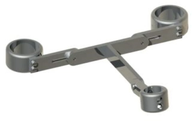Horus Ascott Classic Collection - T Connection for Stand Pipes - Chrome 00.499-CH