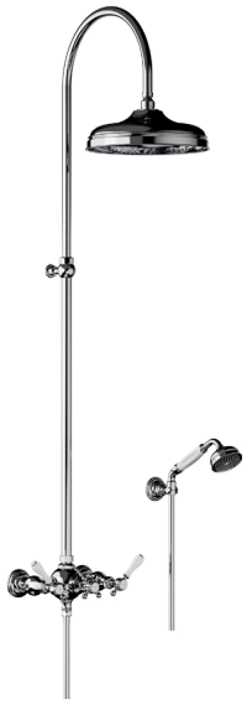 Horus Julia Victoria Julia Victoria Classic Collection - Complete Wall Shower Mixer - Polished Nickel 19.544-NB