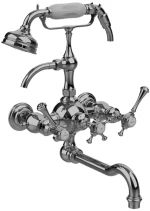 Horus Anthea Classic Collection - Complete Wall Bath / Shower Mixer - Polished Nickel 10.434-NB