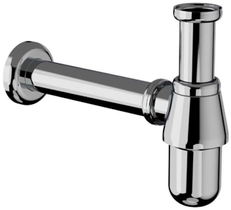 Horus Compléments Classic Collection - Bottle Trap Pipe L. : 190 Mm - Matt Nickel 00.225-NM