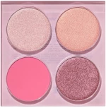 Seventeen Vibrant Eyes Quad Palettes No.05 Rosy Nude