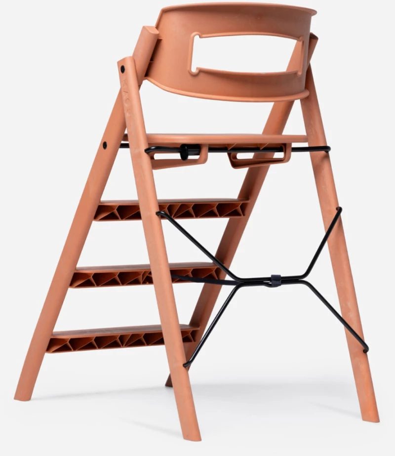 KAOS Καρεκλάκι Φαγητού Klapp Set Terracotta Pink