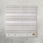 Πετσέτα Tierra White-Beige Nima Προσώπου 50x90cm 100% Βαμβάκι