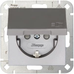 Πρίζα Ρεύματος Μονή Με Καπάκι HK07 16A 250V Steel Kopp
