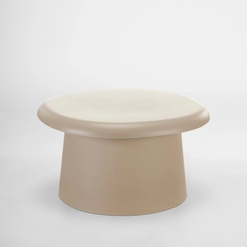 Τραπεζάκι Σαλονιού Rivva 54-0018 70x70x39cm Sand Beige