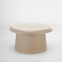 Τραπεζάκι Σαλονιού Rivva 54-0018 70x70x39cm Sand Beige
