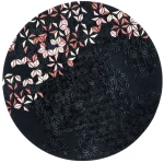 Χαλί Harmony Black Multi Round Carpet Couture 230X230cm