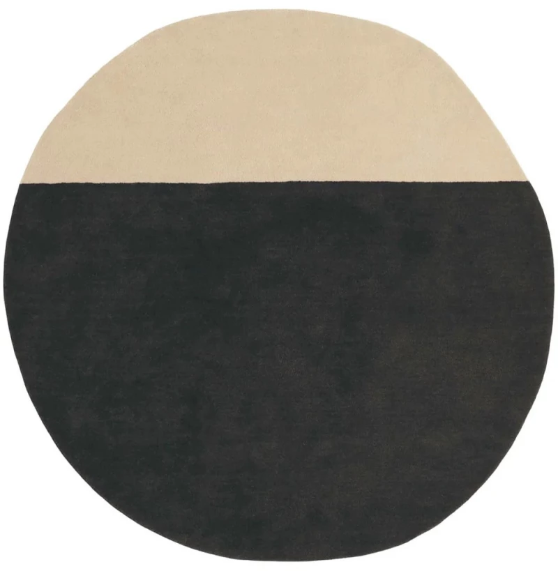 Χαλί Pearls Black-Beige Round Nani Marquina 200X200cm Round