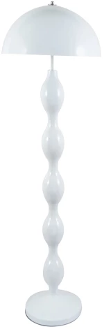 Φωτιστικό επιδαπέδιο λευκό με κόμπους 45x155cm 0164066 FLC 9901 WH