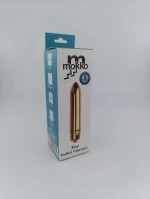 Zoe Bullet Vibrator, 10 Vibration Modes, Gold, 9 cm, Mokko Toys