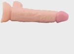 Ben Realistic Dildo with Suction Cup, PVC, Natural, 19 cm, Guilt