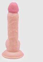No.11 Realistic Dildo, Premium PVC, Flesh, 18.5 cm, Guilty Toys