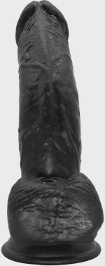 Louis Realistic Dildo with Suction Cup, Black, 20.4 cm