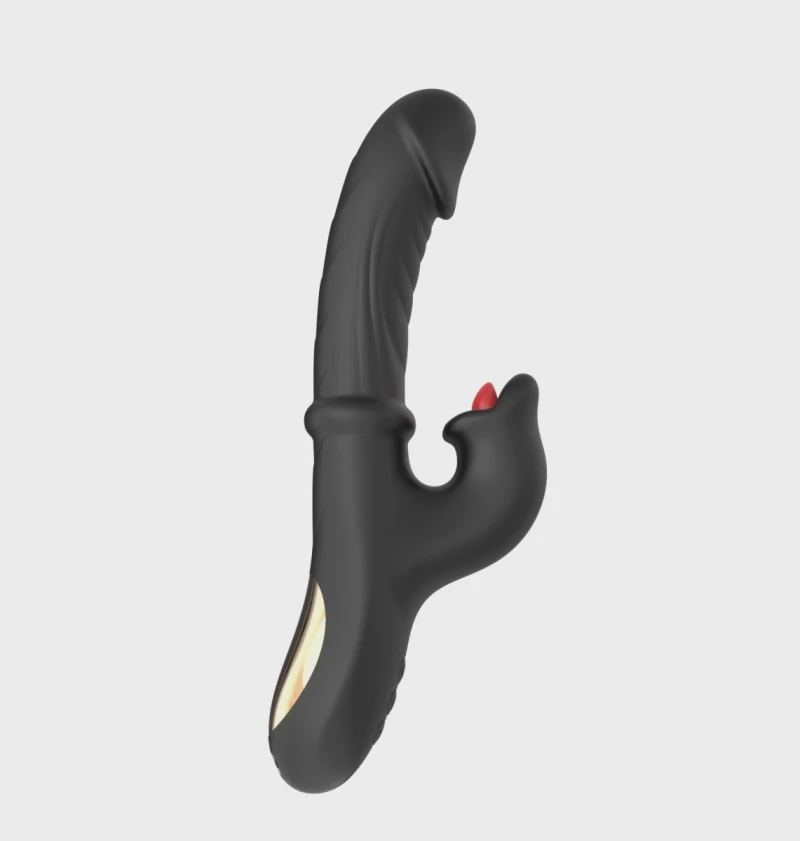 Power Rabbit Vibrator, Multiple Stimulating Functions, Silicone,