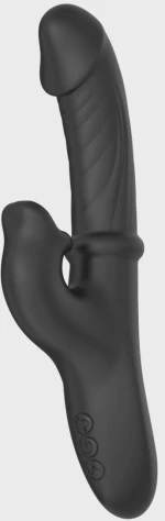 Power Rabbit Vibrator, Multiple Stimulating Functions, Silicone,