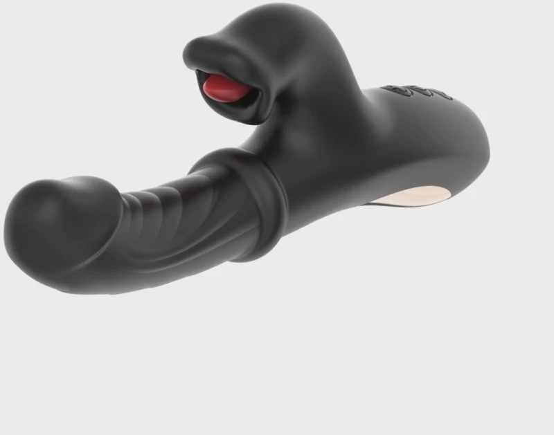 Power Rabbit Vibrator, Multiple Stimulating Functions, Silicone,