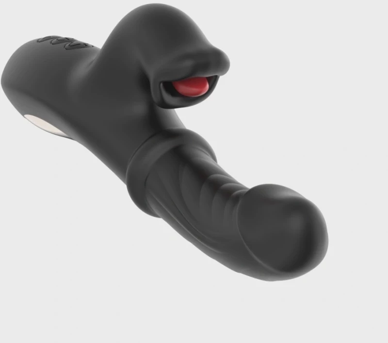 Power Rabbit Vibrator, Multiple Stimulating Functions, Silicone,