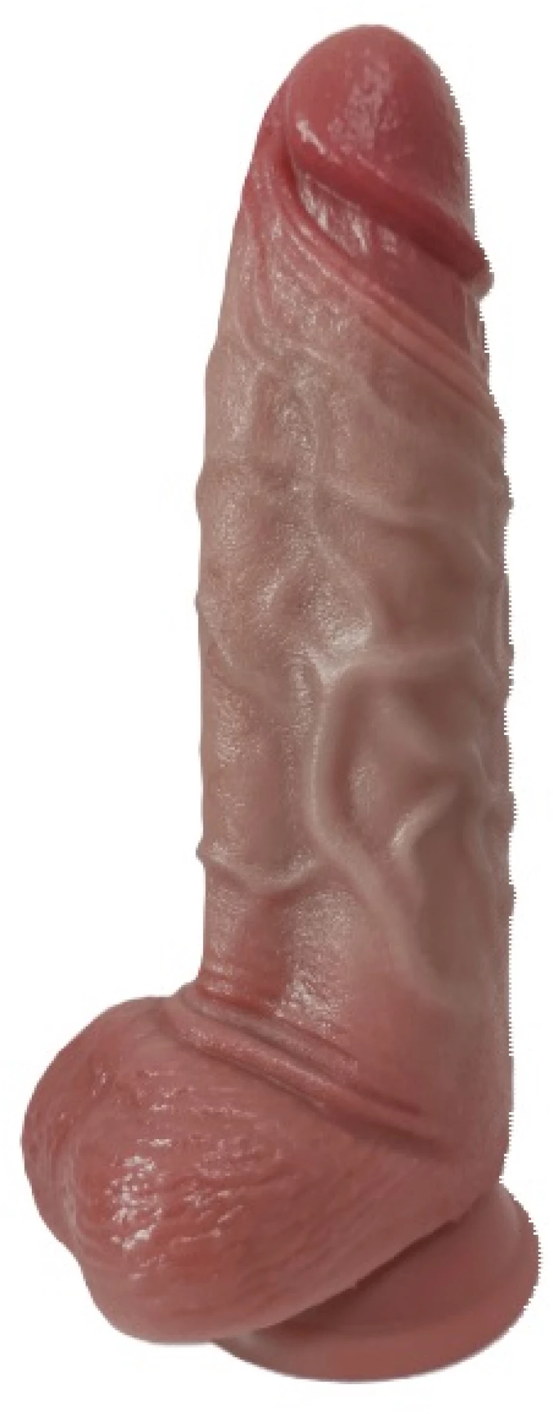Robin Dildo, Double Silicone, Light Brown, 21 cm, Mokko Toys