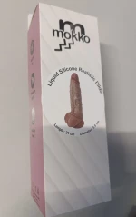 Robin Dildo, Double Silicone, Light Brown, 21 cm, Mokko Toys