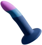 ROMP - PICCOLO SILICONE DILDO WITH TRICOLOR SUCTION CUP 14 CM