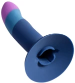 ROMP - PICCOLO SILICONE DILDO WITH TRICOLOR SUCTION CUP 14 CM