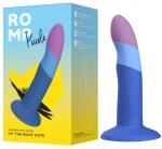 ROMP - PICCOLO SILICONE DILDO WITH TRICOLOR SUCTION CUP 14 CM