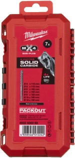 Milwaukee - Σετ τρυπάνια SDS-plus 4 κοπών 7 τεμ New Gen. 4932500060