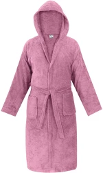 Μπουρνούζι με κουκούλα OLIA NUDE PINK Μπουρνούζι με κουκούλα: Small