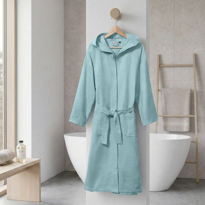Beauty Home Μπουρνούζι με κουκούλα Mojo Art 3475 Βεραμάv