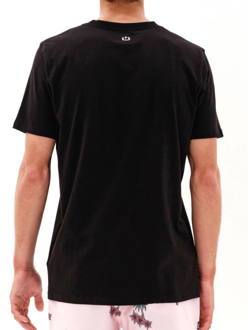 EMERSON Ανδρικό μαύρο μπλουζάκι T-Shirt 231.EM33.36 Black ..