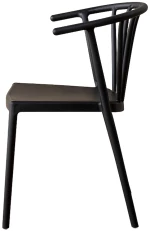 LIBERTA RAYA ΚΑΡΕΚΛΑ ΜΑΥΡΟ 53x51x77.5cm