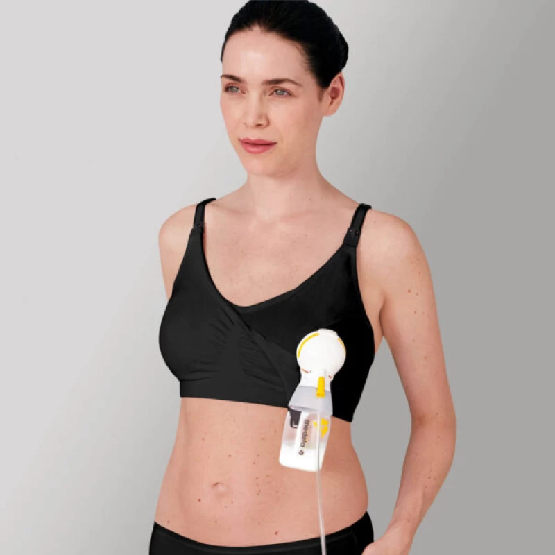 Medela Στηθόδεσμος Θηλασμού & Άντλησης 3in1 Nursing and Pumping Bra Μαύρο Large 101043830