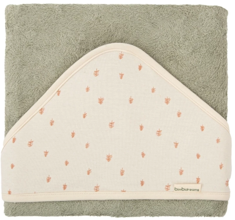 Bimbidreams Κάπα Μπουρνούζι Wonderland Olive 100x100cm 00751506