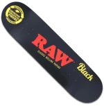 Raw Skateboard Camo + Black