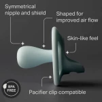 TOMMEE TIPPEE ultra light ορθοδοντικές πιπίλες σιλικόνης αγόρι/κορίτσι 0-6m 2τμχ