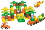Σετ κατασκευών DIY με τουβλάκια - Forest Animals - 93pcs - JX6755 - 233047