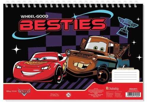 Μπλοκ Ζωγραφικής Α4 30Φ.Cars 000565875