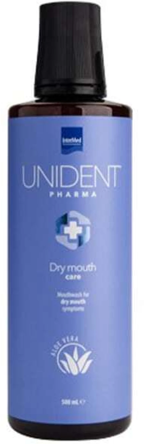 UNIDENT Pharma Mouthwash Dry Mouth Στοματικό Διάλυμα Για Ξηροστομία, 500ml