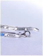 Βραχιόλι Γυναικείο Ασήμι 925 Οπάλ 20 cm 8,6 gr. 527392-Μπλε