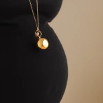 Bola Μελωδικό Μενταγιόν Εγκυμοσύνης Heartbeat Gold VO612