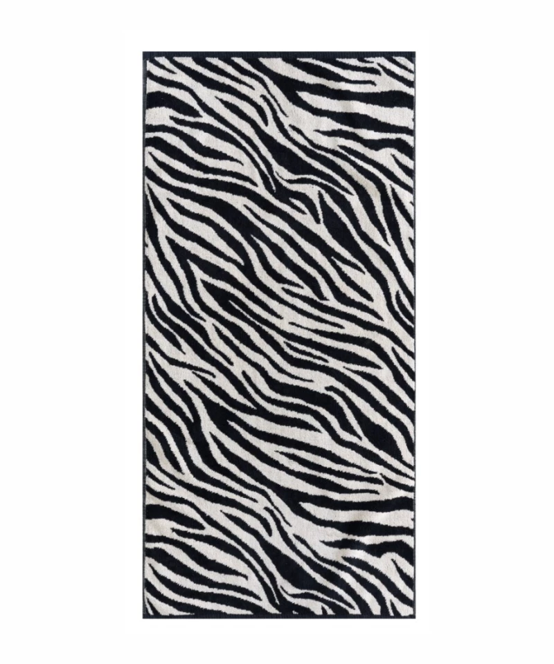 Πετσέτα Προσώπου Kentia Zulu Ecru-Black 50x100