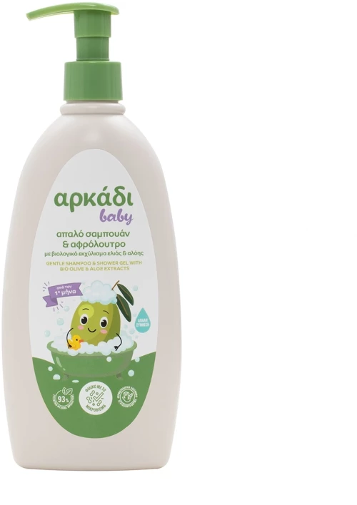 Αρκάδι Baby Σαμπουάν & Αφρόλουτρο 480ml