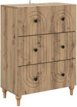 Ντουλάπι με Συρτάρια Artisan Δρυς 66 x 34,5 x 90 εκ Καφέ 894154