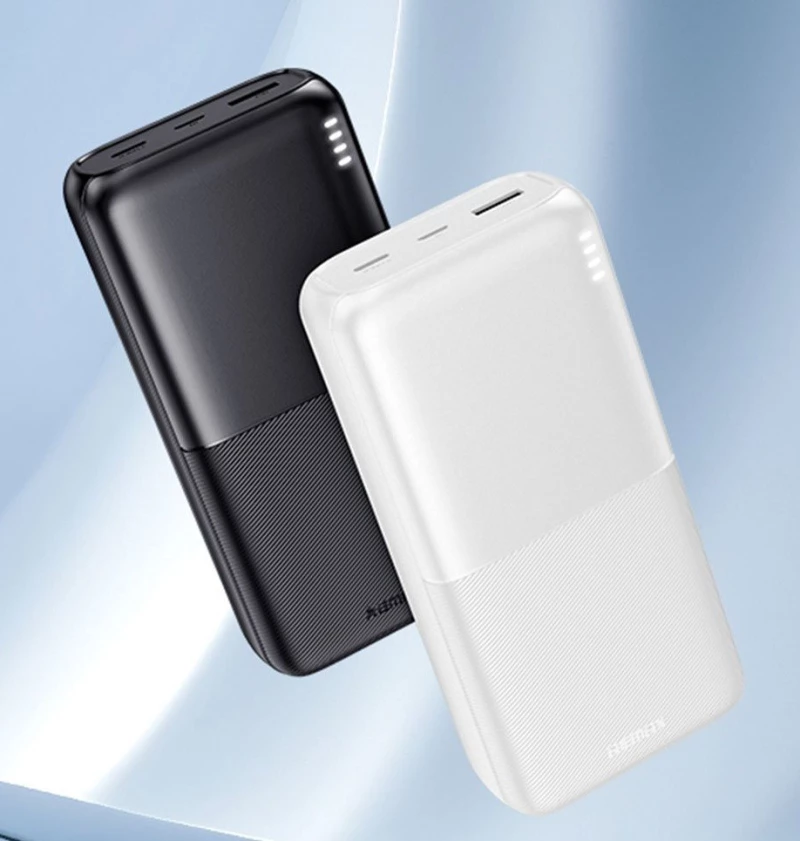 Remax RPP-177 Power Bank 30.000mAh με Θύρα USB-A & 2 Θύρες USB-C Μαύρο